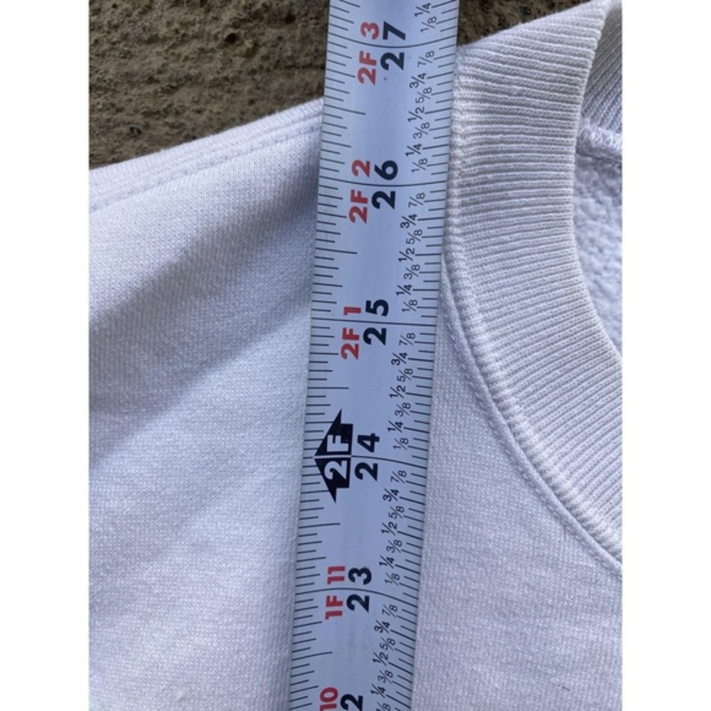 Vintage GAP Sport Sweatshirt Mens XL White Reebok Graphic Pullover Fleece 90s - Picture 8 of 10